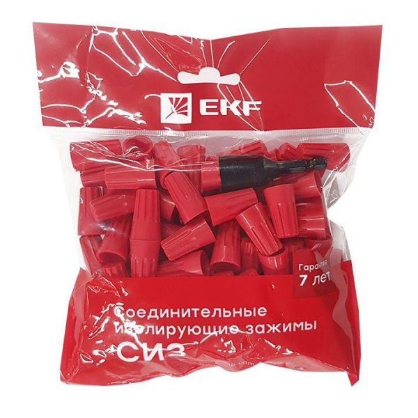 Соединитель проводов СИЗ-5 3-17кв.мм (уп.100шт) EKF plc-cc-8