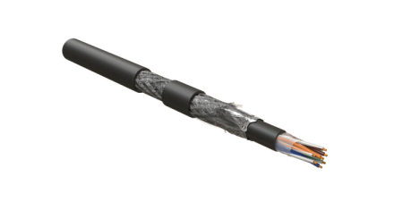 ISFUTP4-C5E-P24/19-PVC/PVC-BK (500 м) Кабель для сетей Industrial Ethernet, категория 5e, 4x2x24 AWG (19х0.12 мм), SF/UTP| 449569 | Hyperline