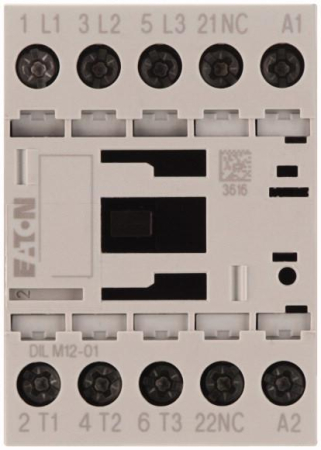 Контактор DILM12-01 12А кат. 24В AC 1НЗ AC-3 AC-4 EATON 276869