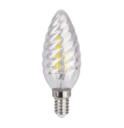 Лампа светодиодная филаментная PLED-OMNI-CT37 5Вт свеча 2700К тепл. бел. E14 450лм 230В JazzWay 5002142