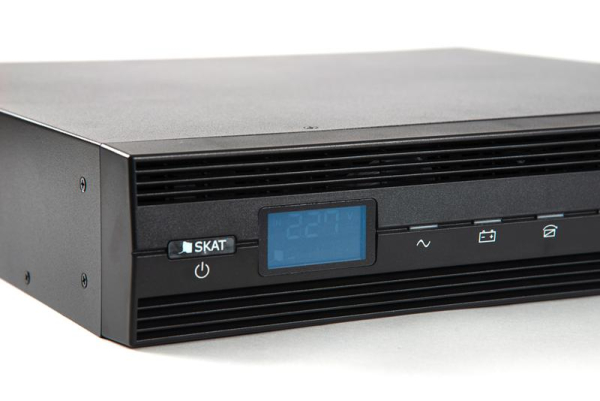 Источник бесперебойного питания SKAT-UPS 1000 RACK 220В 50/60Гц 900Вт 2 АКБ внешн. On-Line синусоида Бастион 492