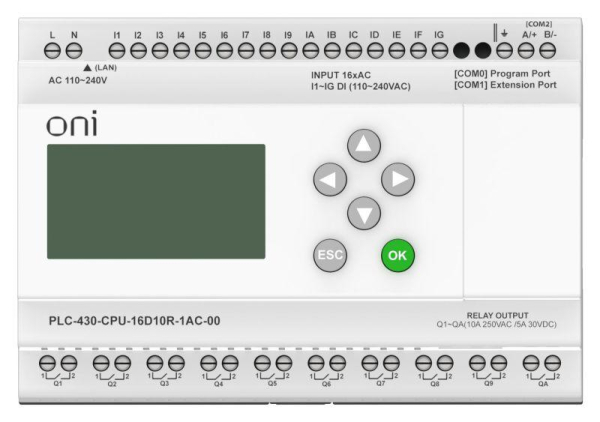 PLC-430-CPU-16D10R-1AC-00