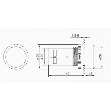 Кнопка EB22 возвратная зел. NO+NC 300В Rexant 36-5531