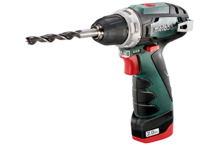 Винтоверт аккумуляторный PowerMaxx BS 12В 1х2.0 патрон сумка Metabo 600079500