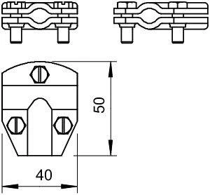 Соединитель T-образ. Rd8-10 сталь 247 8-10 FT OBO 5311209