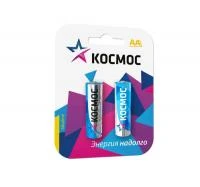 Элемент питания алкалиновый AA/LR6 BP-2 (блист.2шт) КОСМОС KOCLR62BL