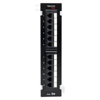 Патч-панель настенная кат.5E UTP неэкранир. 12 портов RJ45 Dual IDC TERACOM PRO EKF TRP-WPP-5EUTP-12